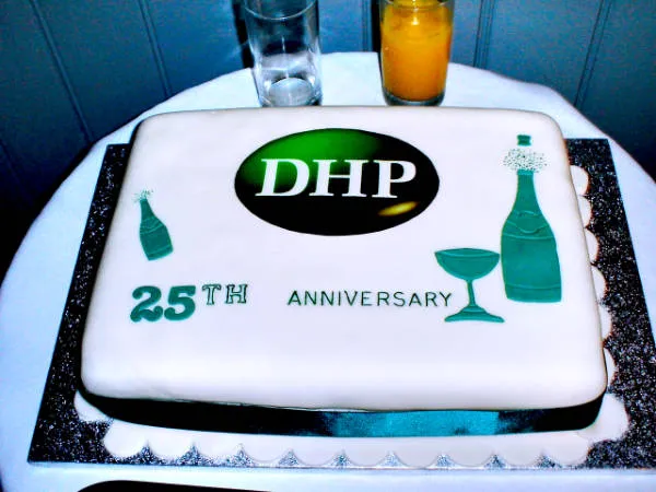 The dhp team celebrating 25 years, 2005